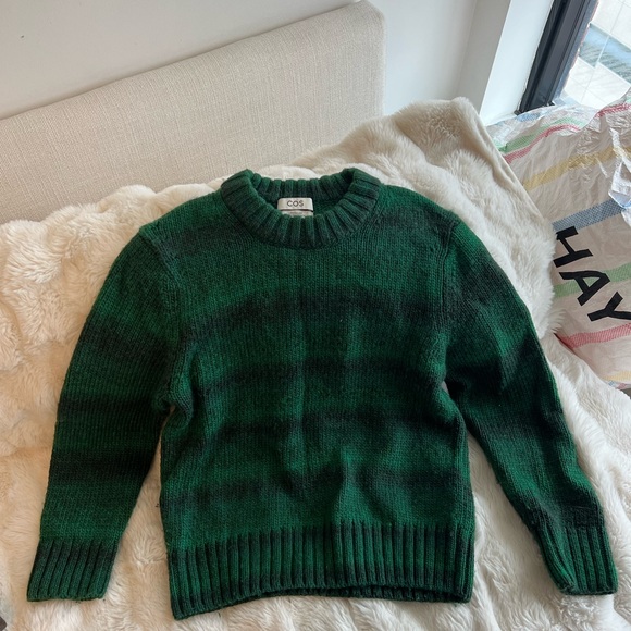 COS Green Wool Sweater - Picture 2 of 7